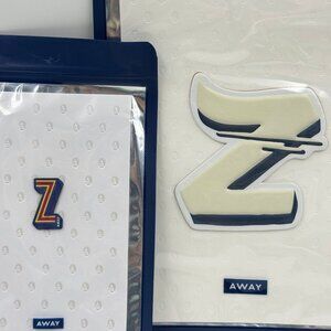 AWAY Luggage Monogram Letter "Z" Vinyl Decal Sticker Double Layer Z z BUNDLE 2
